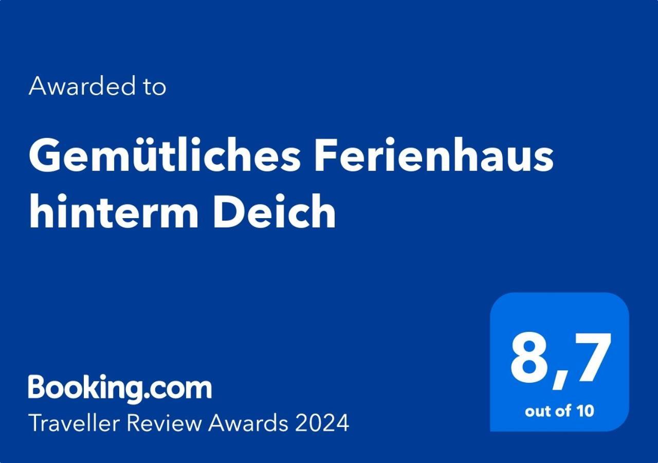 Gemuetliches Ferienhaus Hinterm Deich ノルトシュトラント エクステリア 写真