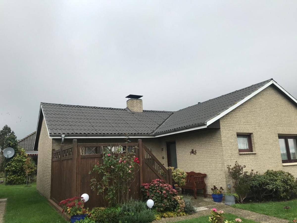 Gemuetliches Ferienhaus Hinterm Deich ノルトシュトラント エクステリア 写真